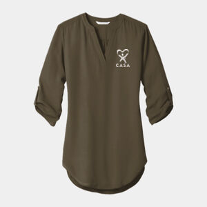 Ladies 3/4-Sleeve Tunic Blouse Ladies 3/4-Sleeve Tunic Blouse Thumbnail
