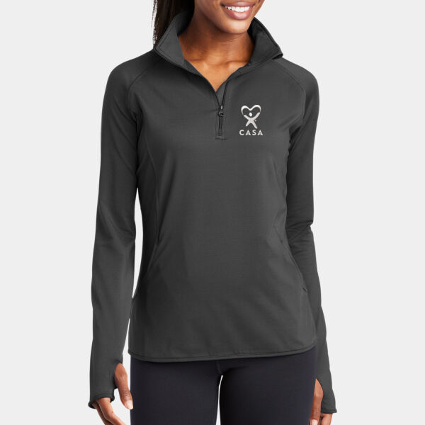 Ladies Sport-Wick Stretch 1/2-Zip Pullover Ladies Sport-Wick Stretch 1/2-Zip Pullover Thumbnail