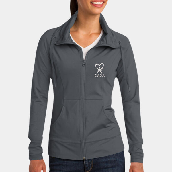Ladies Sport-Wick Stretch Full-Zip Jacket Ladies Sport-Wick Stretch Full-Zip Jacket Thumbnail