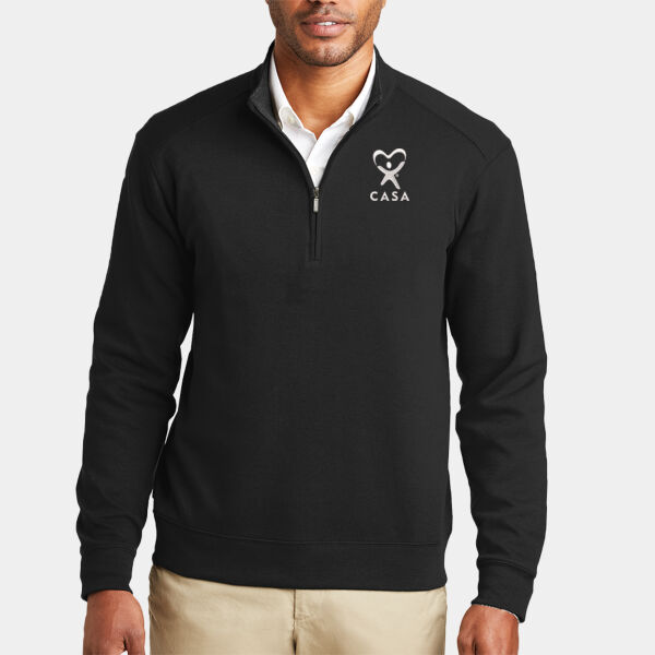 Interlock 1/4 Zip Sweater Interlock 1/4 Zip Sweater Thumbnail