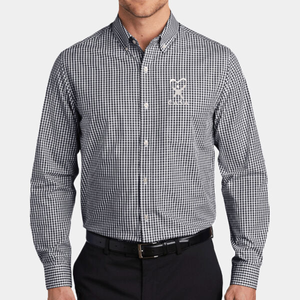 Broadcloth Gingham Easy Care Shirt Broadcloth Gingham Easy Care Shirt Thumbnail